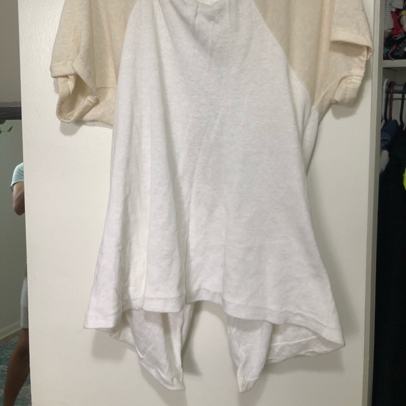 NWT Free People Cardigan Cream/White - Picture 7 of 9